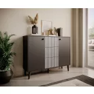 Komód FADI, Fekete, Fekete