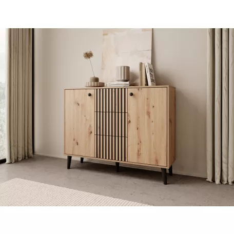 Komód IKA, Artisan, Fekete