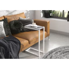 SPARK segédasztal, Fehér, Beton