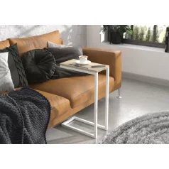 SPARK segédasztal, Fehér, Sonoma