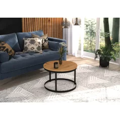 RINEN kávéasztal, Fekete, Artisan