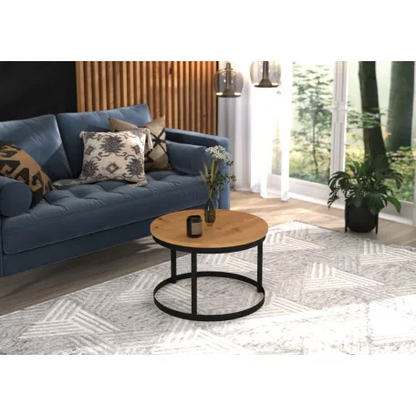 RINEN kávéasztal, Fekete, Artisan