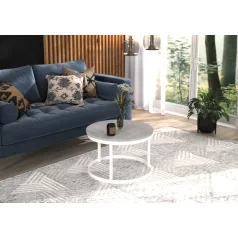 RINEN kávéasztal, Fehér, Beton