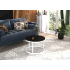 RINEN kávéasztal, Fehér, Fekete