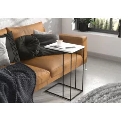 DRU segédasztal, Fekete, Fehér