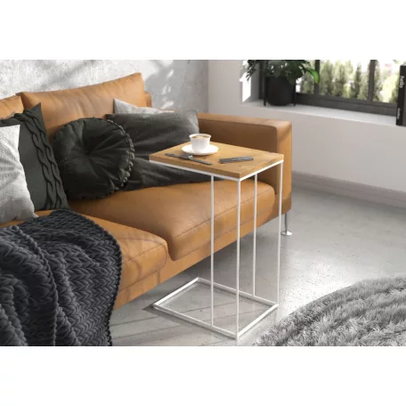 DRU segédasztal, Fehér, Artisan