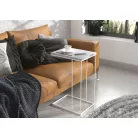 DRU segédasztal, Fehér, Beton