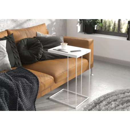 DRU segédasztal, Fehér, Fehér