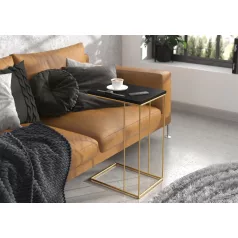 DRU segédasztal, Arany, Fekete