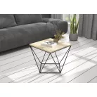 DIANA 50x50 kávéasztal, Fekete, Sonoma