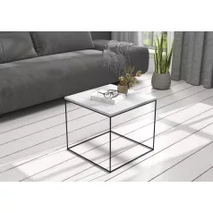 ELENA 50x50 kávéasztal, Fekete, Beton