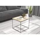 ELENA 50x50 kávéasztal, Fekete, Sonoma