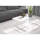 ELENA 50x50 kávéasztal, Fehér, Fehér