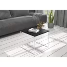 ELENA 50x50 kávéasztal, Fehér, Fekete