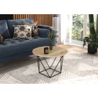LIAM kávéasztal, Fekete, Sonoma