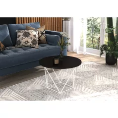 LIAM kávéasztal, Fehér, Fekete