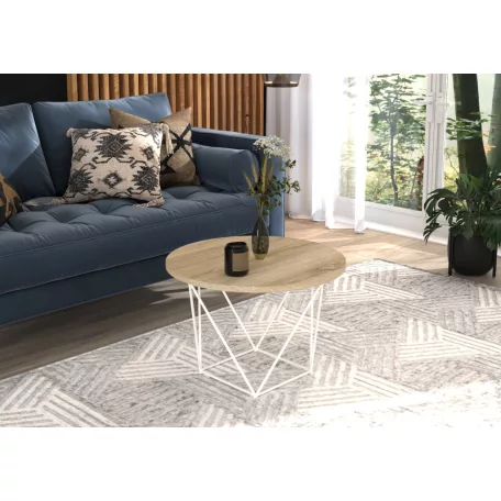 LIAM kávéasztal, Fehér, Sonoma