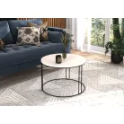 NOEL kávéasztal, Fekete, Fehér