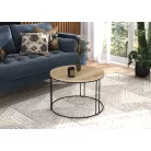 NOEL kávéasztal, Fekete, Sonoma