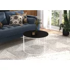 NOEL kávéasztal, Fehér, Fekete