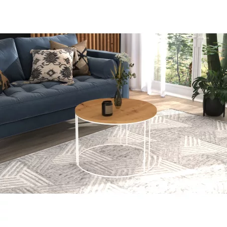 NOEL kávéasztal, Fehér, Artisan