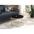 NOEL kávéasztal, Arany, Fekete