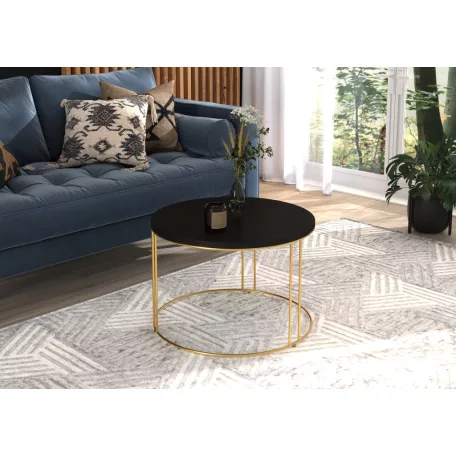 NOEL kávéasztal, Arany, Fekete