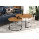 ETTA 2 az 1-ben kávéasztal, Fekete, Artisan