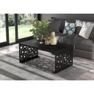 Kávézóasztal RINA 100x60, Fekete, Fekete