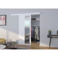 Falra szerelhető tolóajtó MALTA 76, Fehér