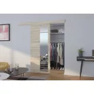 Falra szerelhető tolóajtó MALTA 76, Sonoma