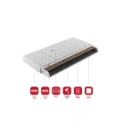 Bonell rugós matrac PRESTIN 80x200 cm,