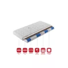 Zsebesrugós matrac NEVA 140x200 cm,