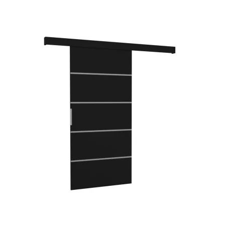 Falra szerelhető tolóajtó BIELLA 106, Fekete