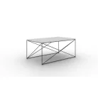 Dante dohányzóasztal, Fehér, Beton