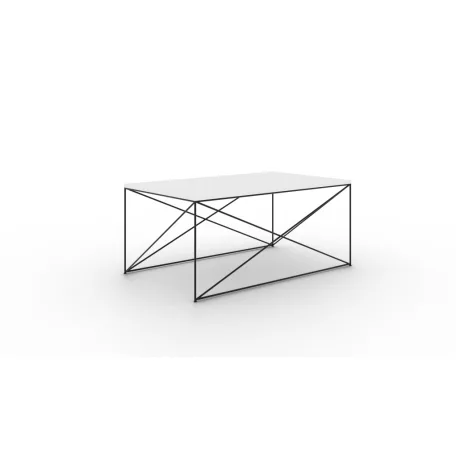 Dante dohányzóasztal, Fehér, Fehér