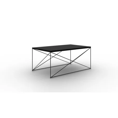 Dante dohányzóasztal, Fehér, Fekete