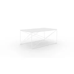 Dante dohányzóasztal, Fekete, Fehér