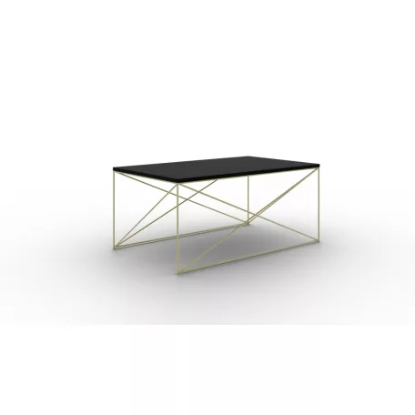 Dante dohányzóasztal, Arany, Fekete