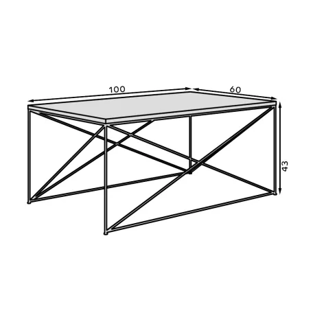 Dante dohányzóasztal, Arany, Artisan