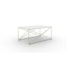 Dante dohányzóasztal, Arany, Fehér fényes