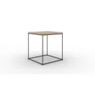 Adina dohányzóasztal, Fekete, Artisan