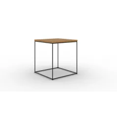 Adina dohányzóasztal, Fekete, Lancelot tölgy