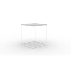 Adina dohányzóasztal, Fehér, Beton