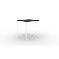 Adina dohányzóasztal, Fehér, Fekete