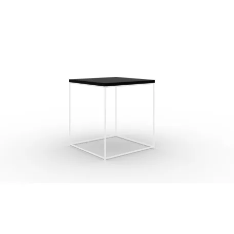 Adina dohányzóasztal, Fehér, Fekete