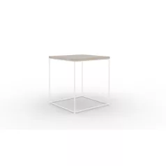 Adina dohányzóasztal, Fehér, Sonoma