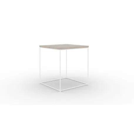 Adina dohányzóasztal, Fehér, Sonoma