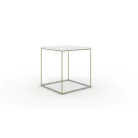 Adina dohányzóasztal, Arany, Fehér