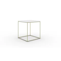 Adina dohányzóasztal, Arany, Fehér